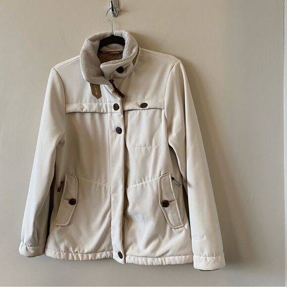 Woolrich-Fleece Lined Soft-Shell Full Zip Jacket - Picture 5 of 15